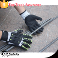 SRSAFETY 2016 high quality safety black Nitrile coating TPR Cut Resistant Gloves